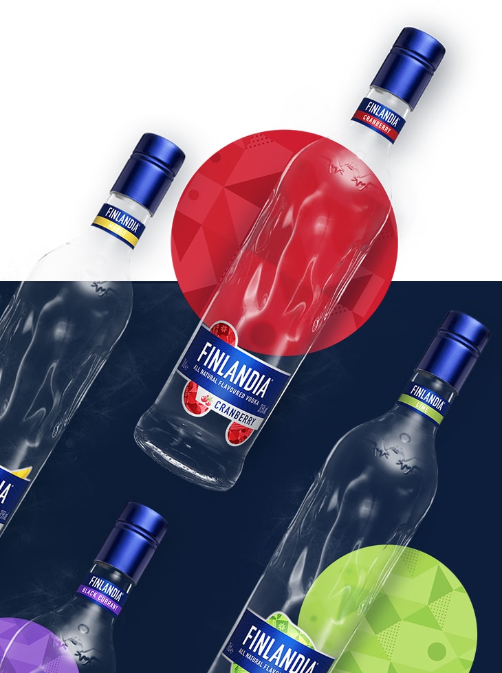 finlandia bottles background